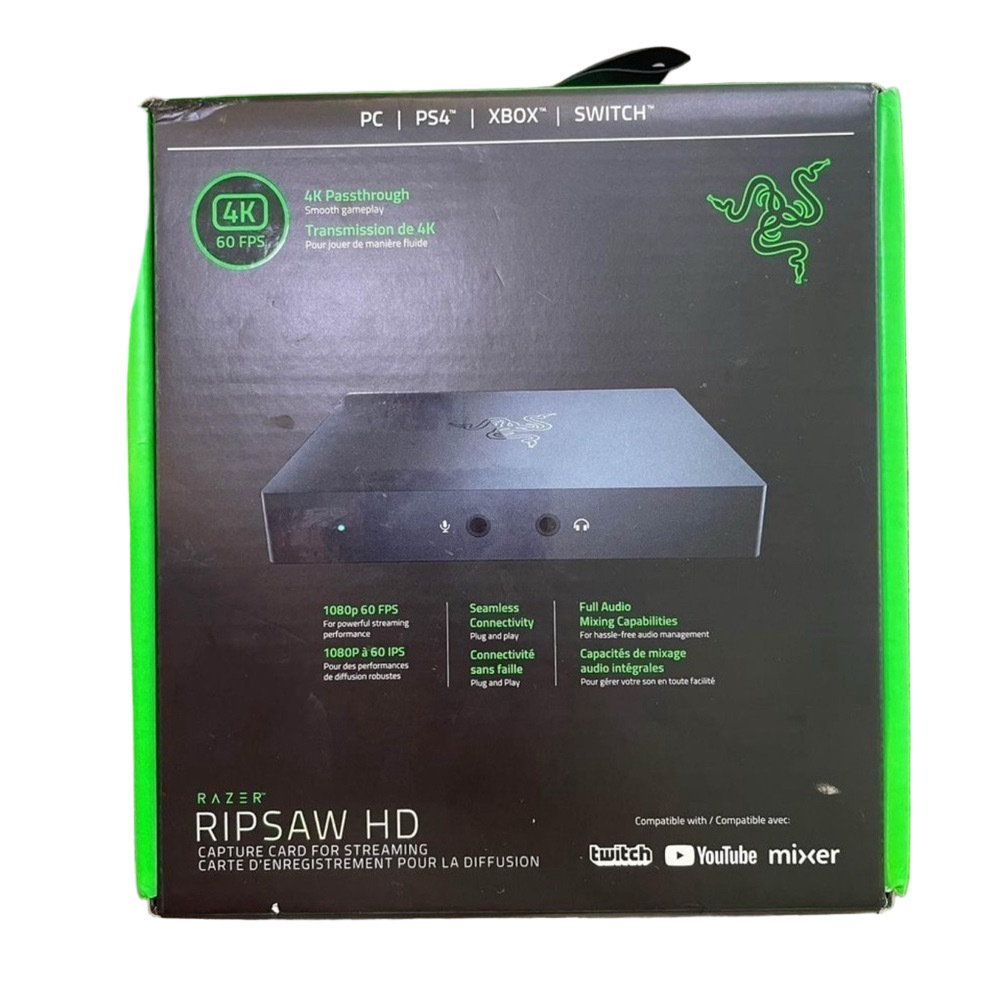 Razer Ripsaw HD Capture Card Game Streaming